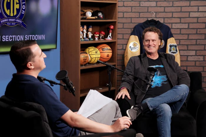 Fattal with longtime Orange County Register scribe and celebrity Steve Fryer